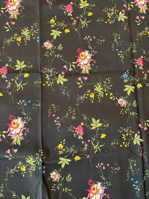 Cristian Dior Inspired Gabardine Denim Fabric Floral | eBay US