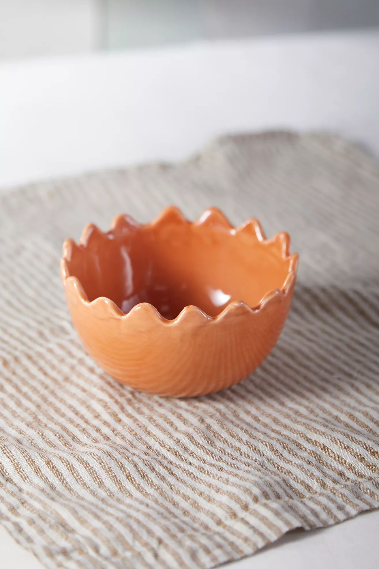 Scalloped Ceramic Bowl, Small | Anthropologie (US)