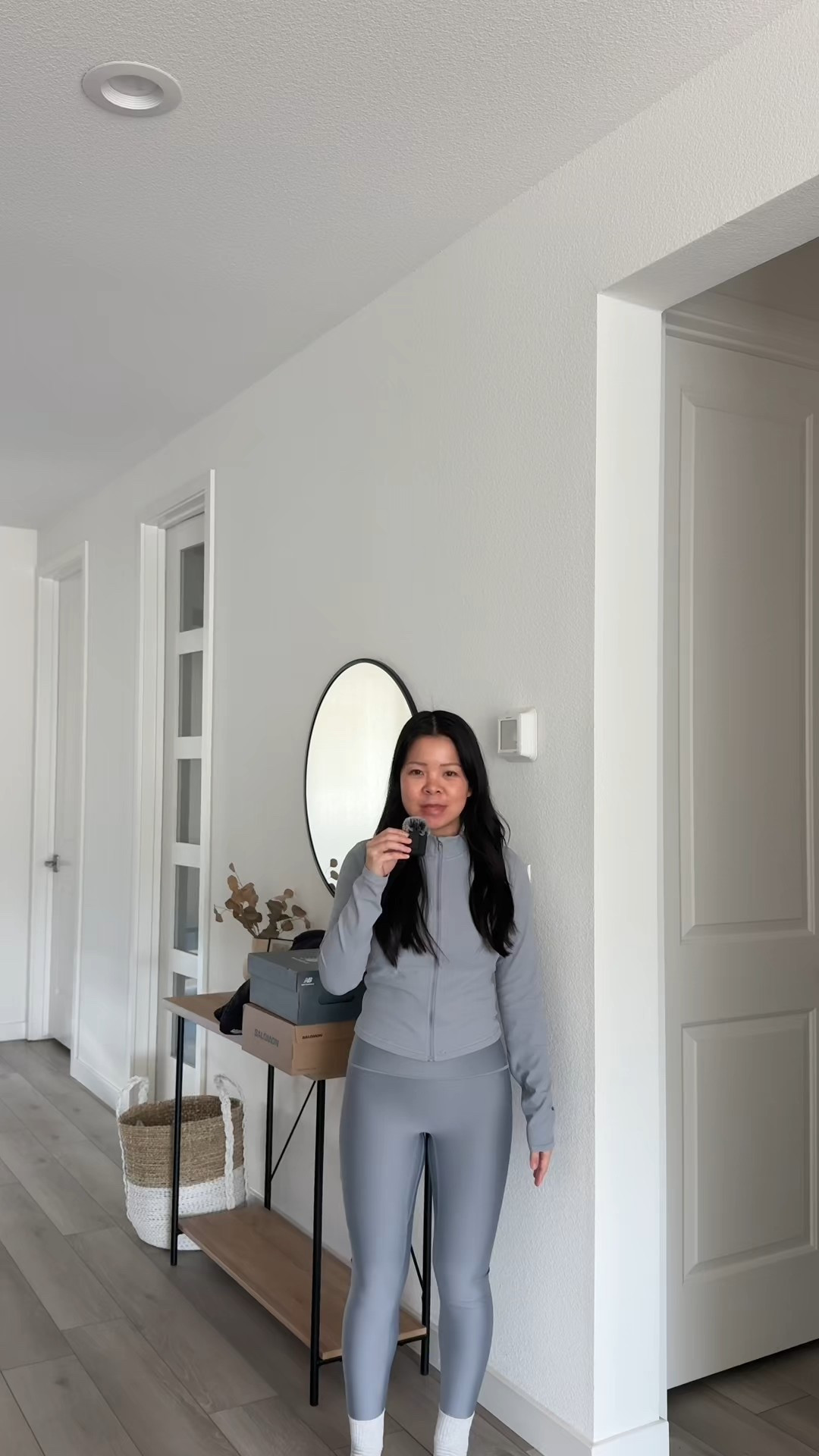 Full video is on my TikTok! 
Size M in zip up 
Size 2 in leggings (26” length)
Size S in sweatshirt
Size XS in cargo sweats (reg length)
Size XS in puffer
New balance 204L - sized up half 
Salomon XT-6 - TTS 


#LTKActive #LTKfitnessgoals #LTKPetite