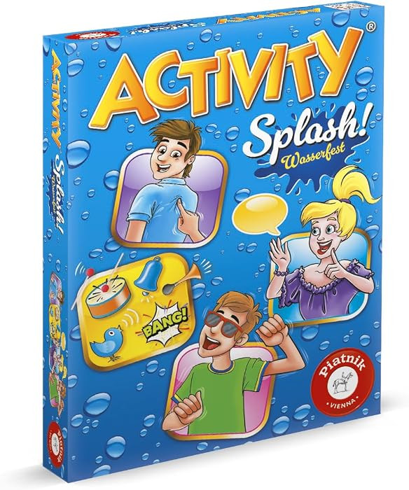 Piatnik 672095 Activity-Splash-Der Partyklassiker f\u00fcr unterwegs, Blau | Amazon (DE)