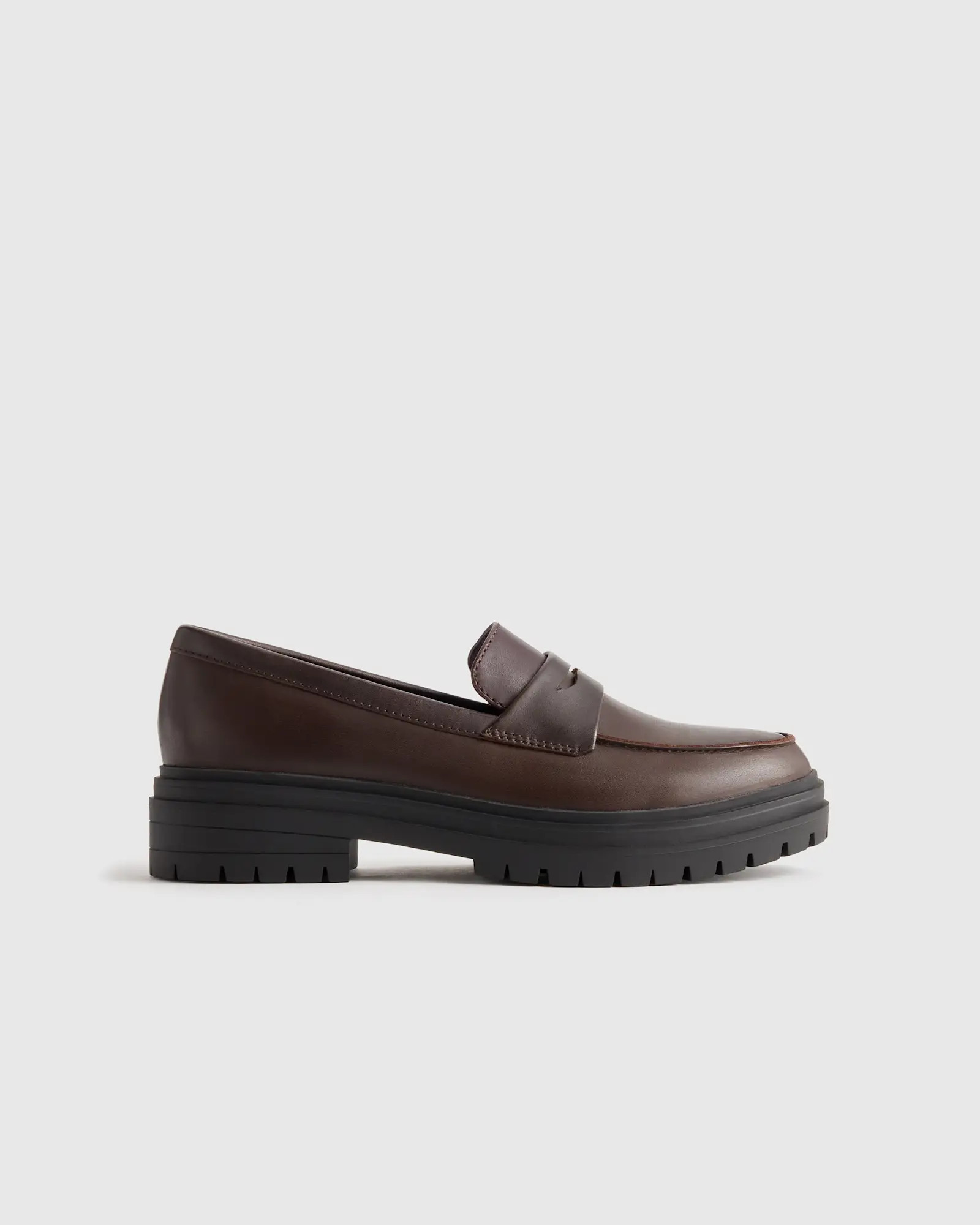 Italian Leather Lug Sole Loafer | Quince