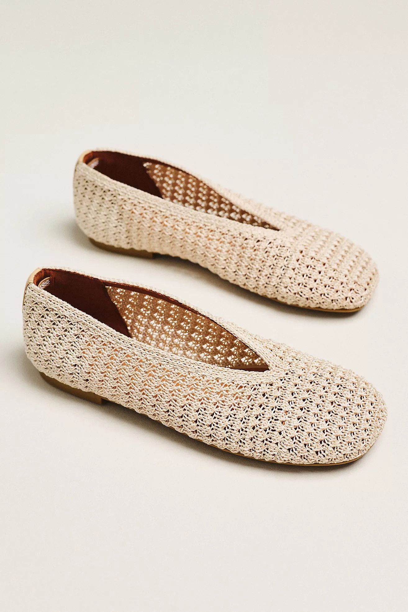 By Anthropologie Woven Crochet Ballet Flats | Anthropologie (US)