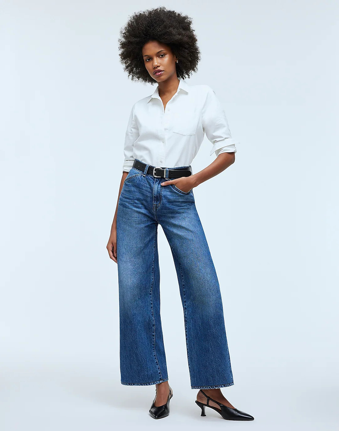 Madewell x Kaihara Superwide-Leg Jeans | Madewell