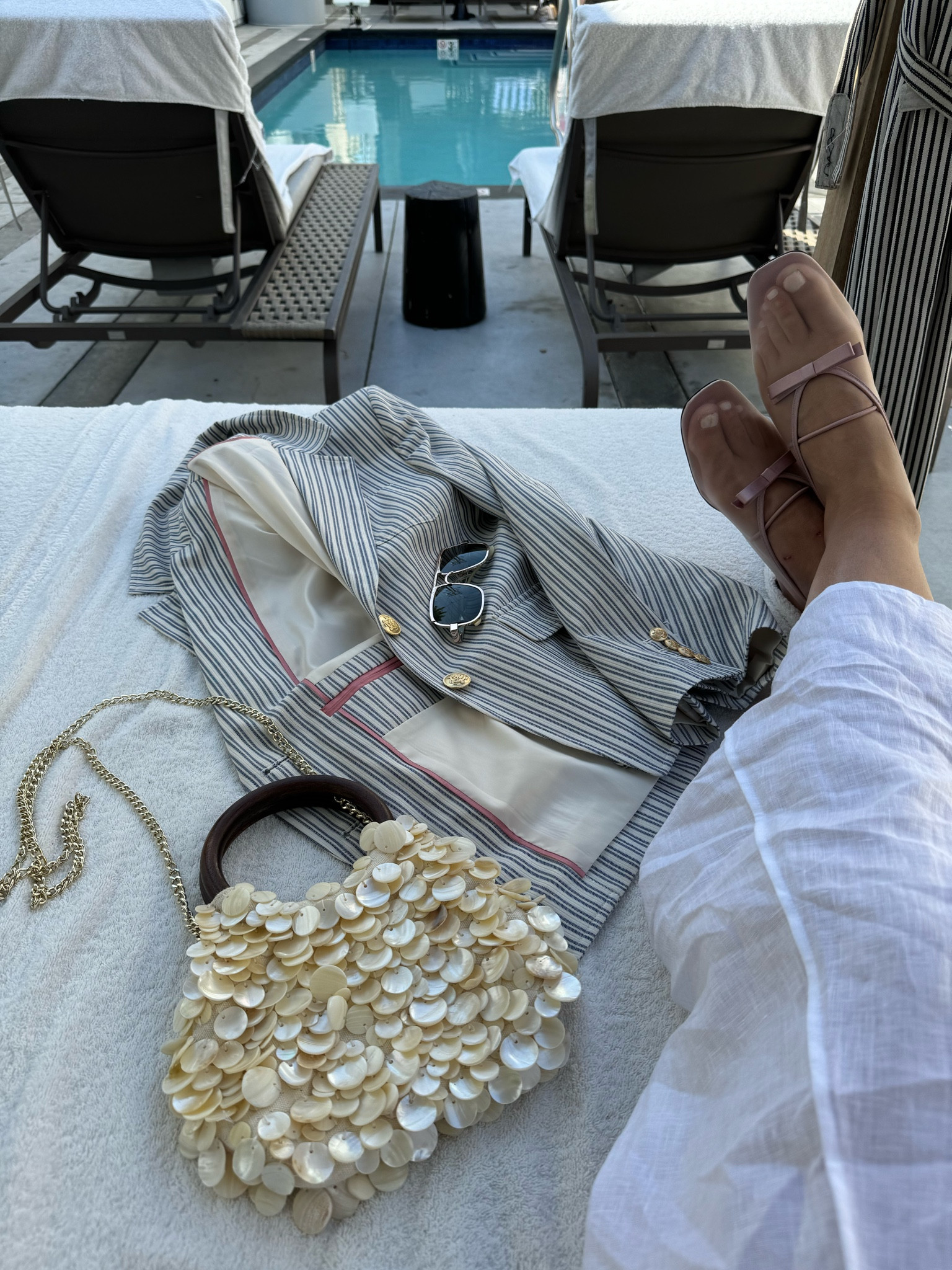 Taking a minute to myself by the pool! Listening to the music and enjoying the warmth of the sun on my skin. Feeling, happy, alive and calm.

#LTKSaleAlert #LTKMidsize #LTKOver40