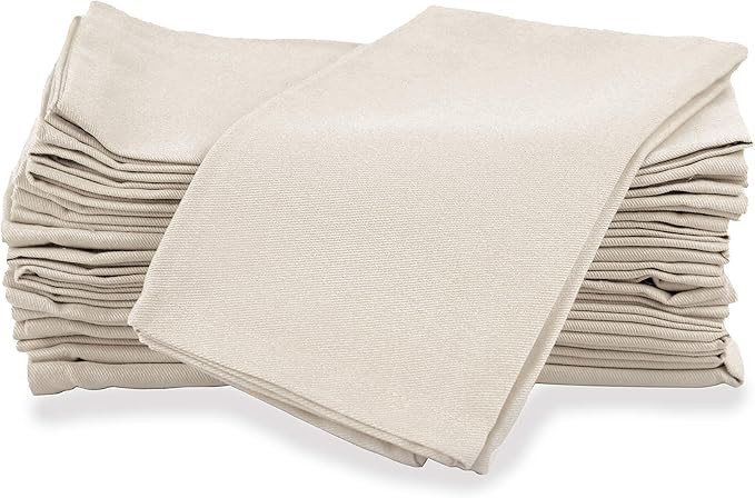 AMOUR INFINI Cotton Napkins | 12 Pack | 18 x 18 Inch | 100% Ring Spun Premium Cotton | Perfect fo... | Amazon (US)