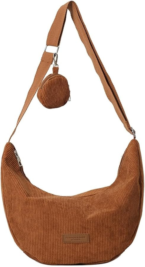 Versatile and Practical Shoulder Bag Convenient Crossbody Bags for Everyday Use, Brown, Without p... | Amazon (US)