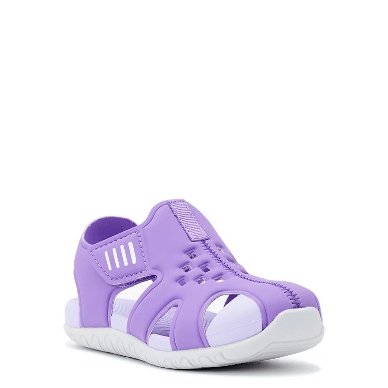 Wonder Nation Toddler Girls Bump Toe Sandals | Walmart (US)