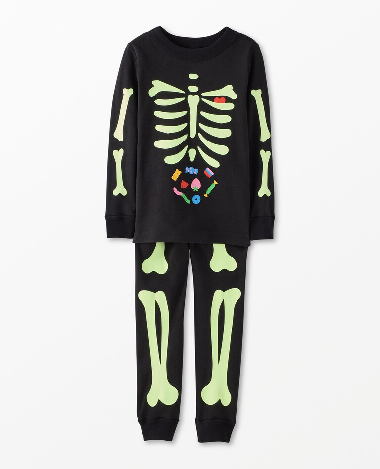Halloween Glow-in-the-Dark Long John Pajama Set | Hanna Andersson