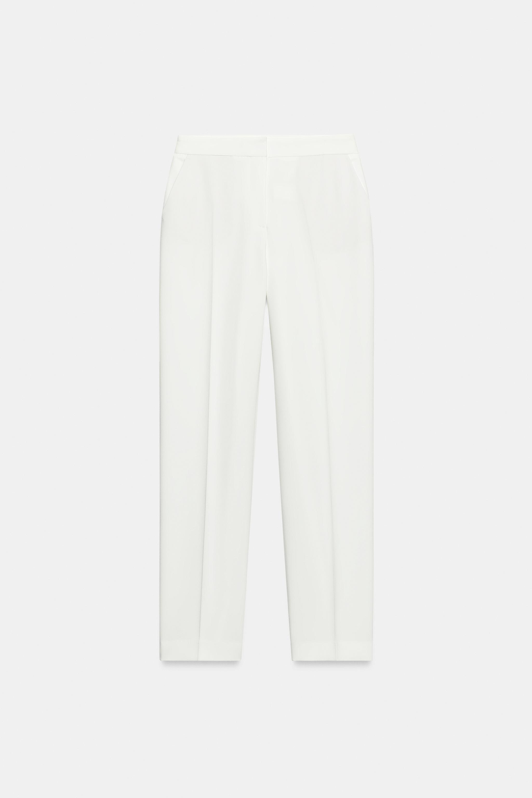 HIGH-WAIST STRAIGHT-LEG TROUSERS | Zara UK
