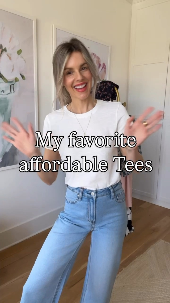 My favorite affordable tees! All my favorites under $20. Wearing size small in everything 🤍

#LTKFindsUnder50 #LTKStyleTip #LTKSeasonal