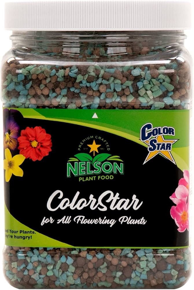 Nelson Plant Foods ColorStar Outdoor & Indoor Plant Fertilizer - Nutrient-Dense Plant Food to Inc... | Amazon (US)
