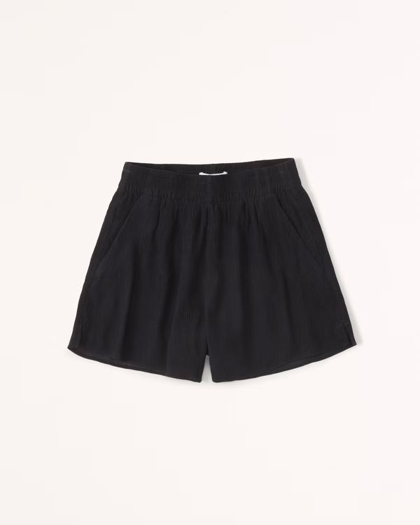 Women's Flirty Crinkle Shorts | Women's New Arrivals | Abercrombie.com | Abercrombie & Fitch (US)