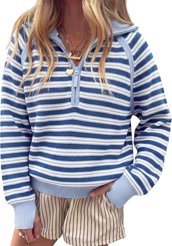 Women's Half Zip Sweater Long Sleeve Pullover | Amazon (US)