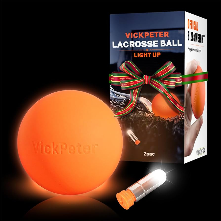 Lacrosse Ball Glow in The Dark Lacrosse Ball 2 Pack Light Up Lacrosse Balls Perfect Lacrosse Gift... | Amazon (US)