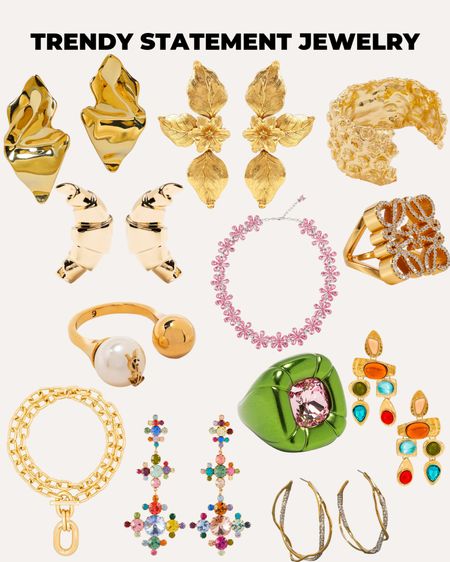 Trendy statement jewelry 



#LTKsalealert #LTKstyletip