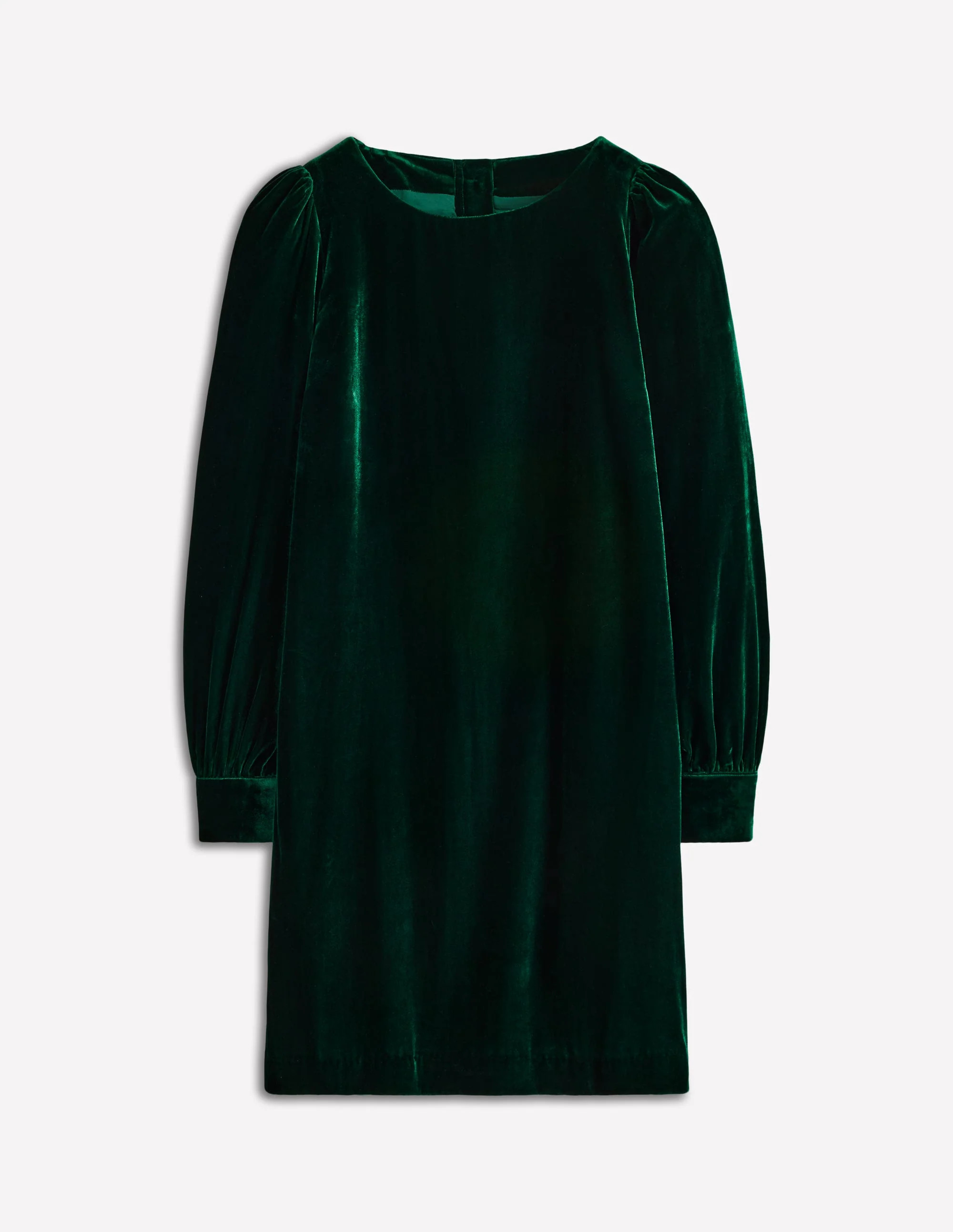 Estella Velvet Shift Dress-Emerald Night | Boden (US)