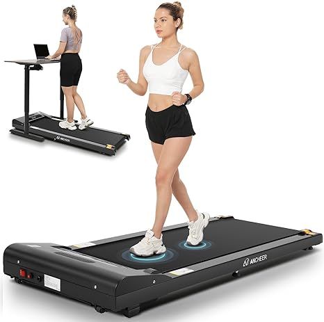 ANCHEER Walking Pad Treadmill 300 lb Capacity Under Desk Treadmill with Remote Control, 2.5hp Por... | Amazon (US)