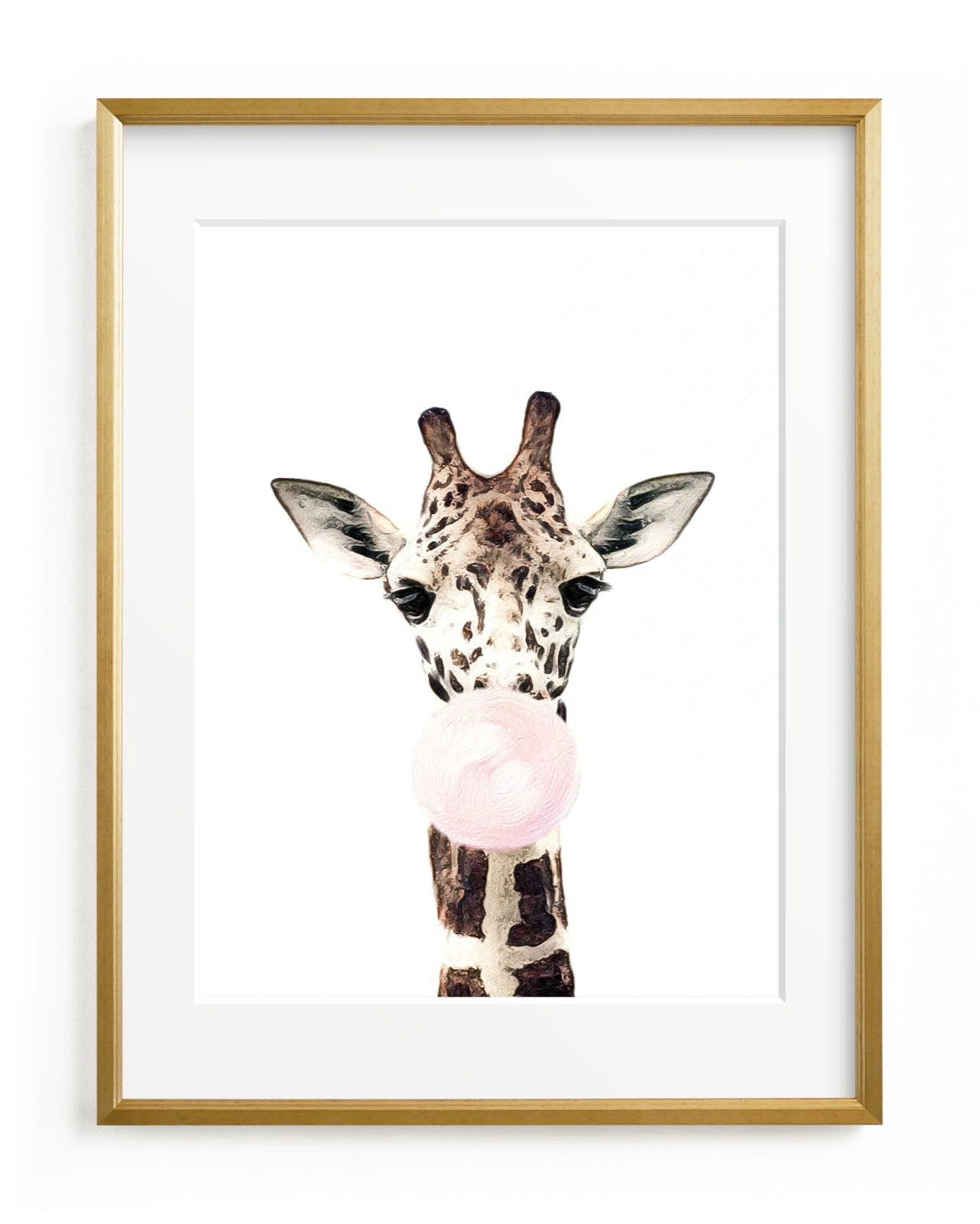 Bubblegum Animals: Giraffe | Minted