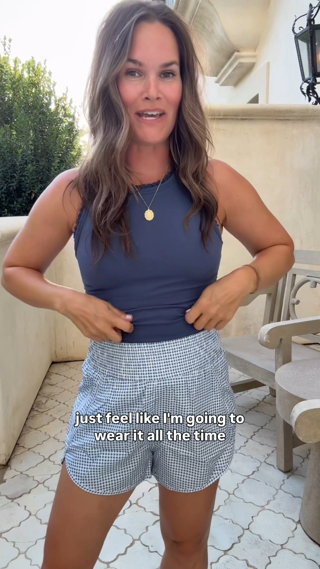 A good navy tank is one of my summer staples, and these shorts make the whole outfit feel a little more fun!

#LTKootd #LTKmomlife #LTKActive