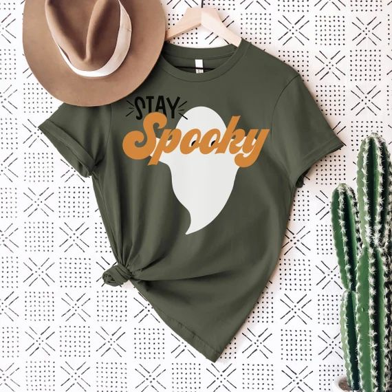 Stay Spooky Shirt, Halloween Teacher Shirt, Trick or Teach, Halloween Party Shirt, Fall Teacher S... | Etsy (US)
