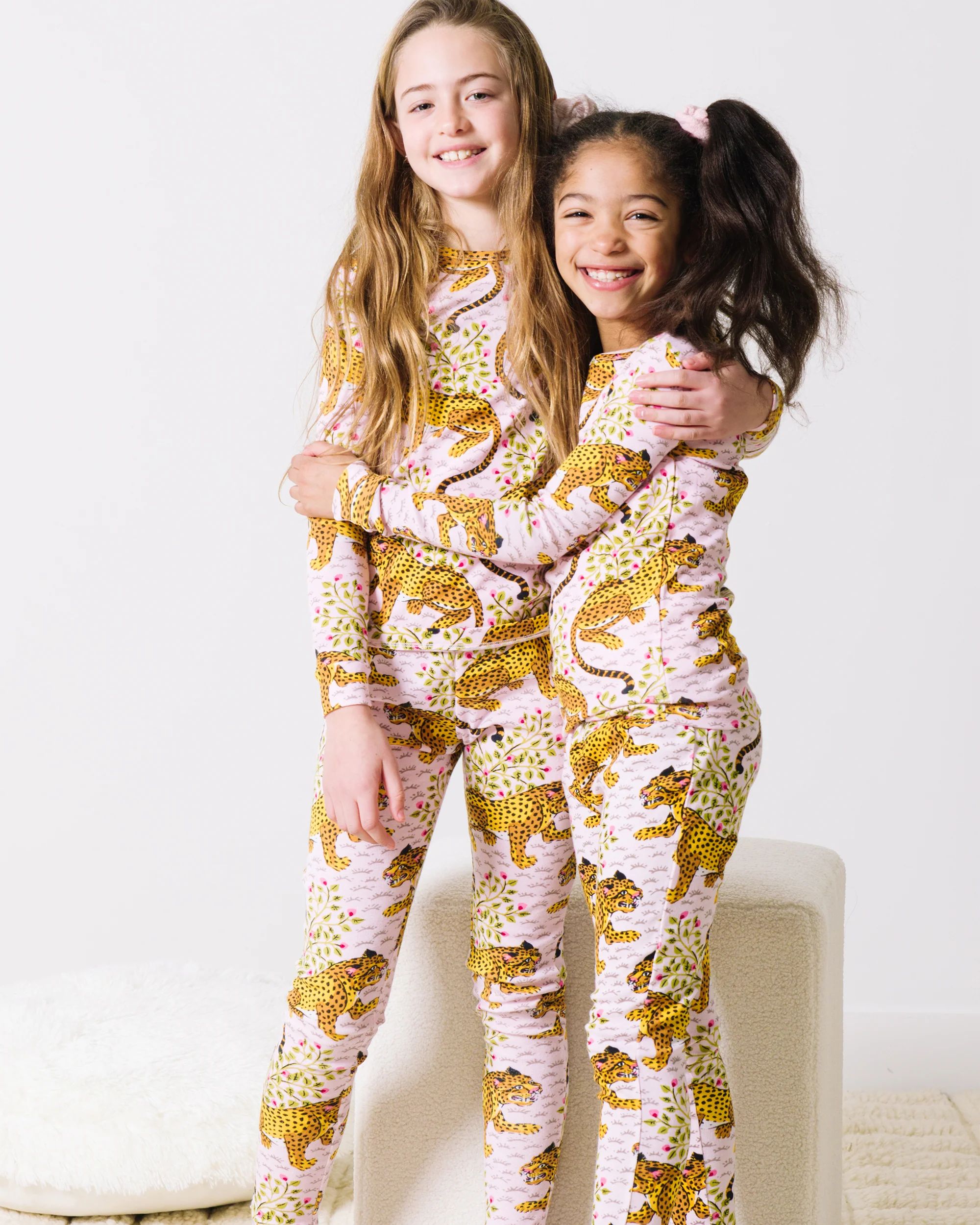 Bagheera - Kids Pajama Set - Blush | Printfresh