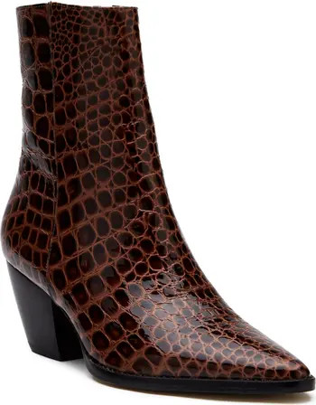 Caty Western Pointed Toe Bootie | Nordstrom