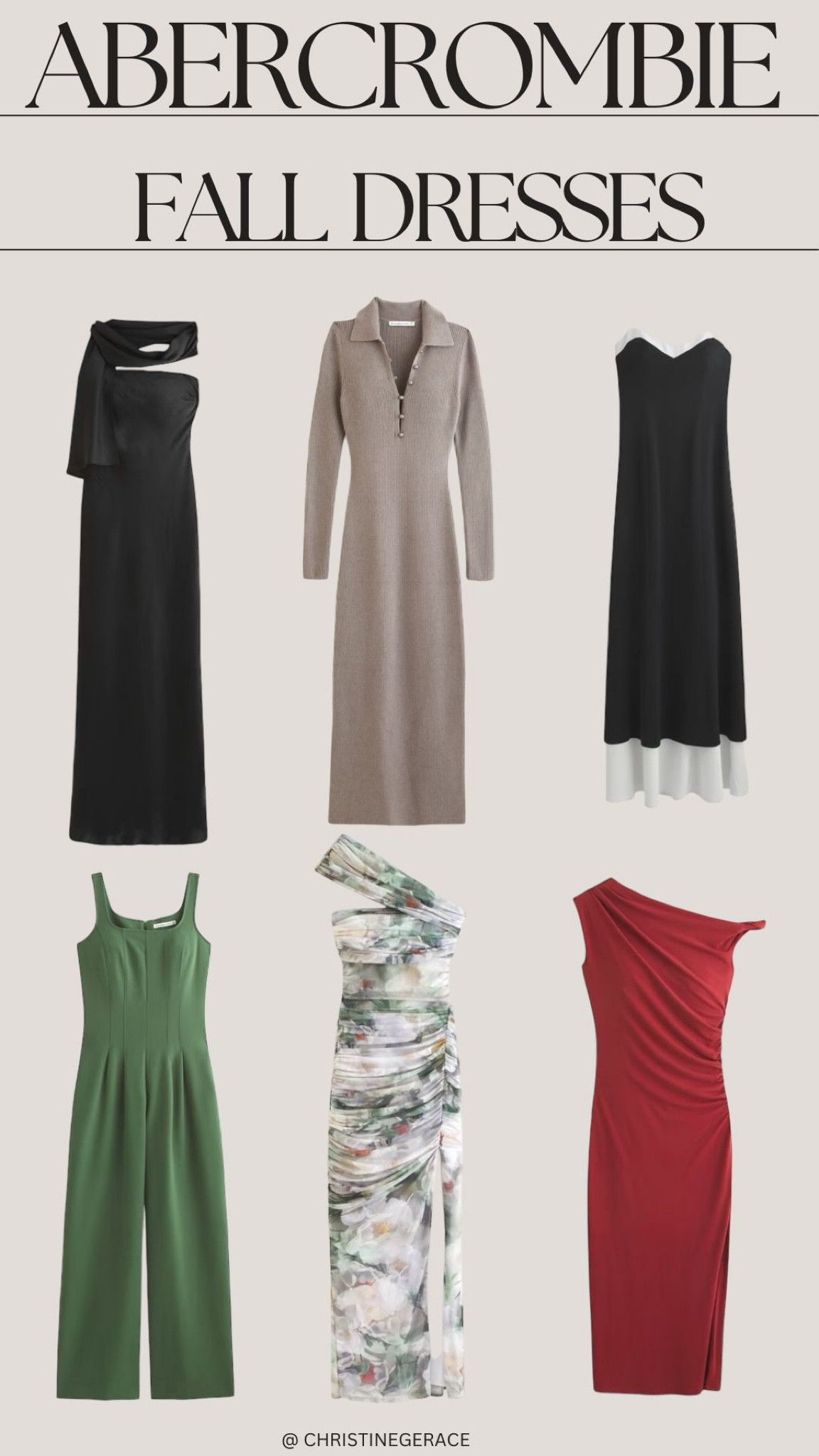 Abercrombie fall wedding guest dresses ! 

Dress, wedding guest, fall style, Christinegerace 

#LTKFallSale #LTKWedding #LTKStyleTip