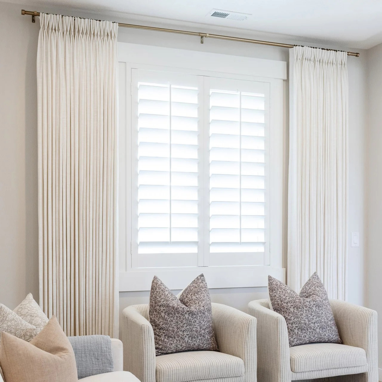 Lesley Linen Blend Curtains | Curtarra