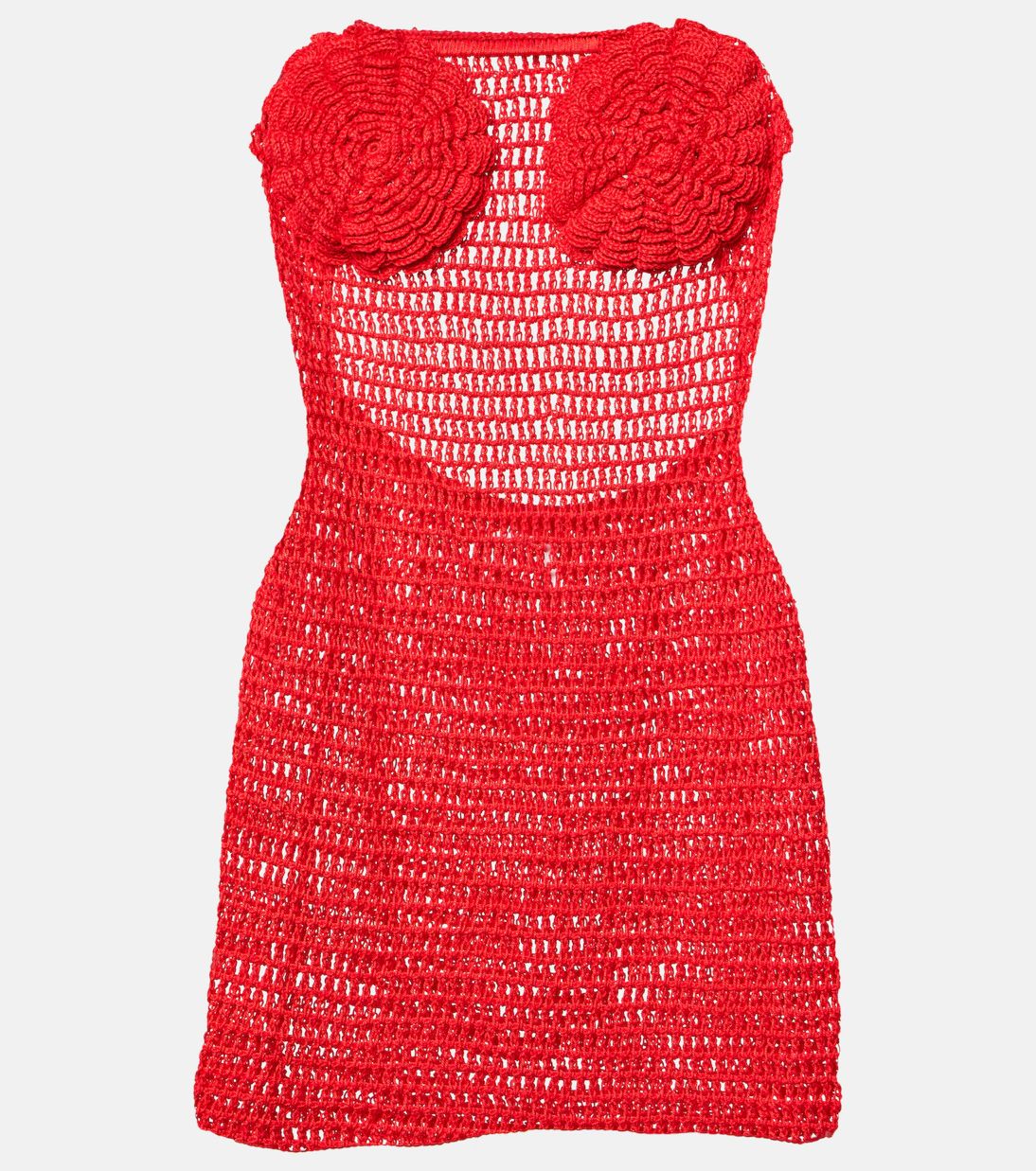 Camellia cotton crochet bustier dress | Mytheresa (US/CA)