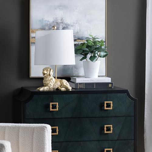 Crestview Collection 18.5" Golden Retriever Dog Table Lamp w/White Linen Shade | Amazon (US)