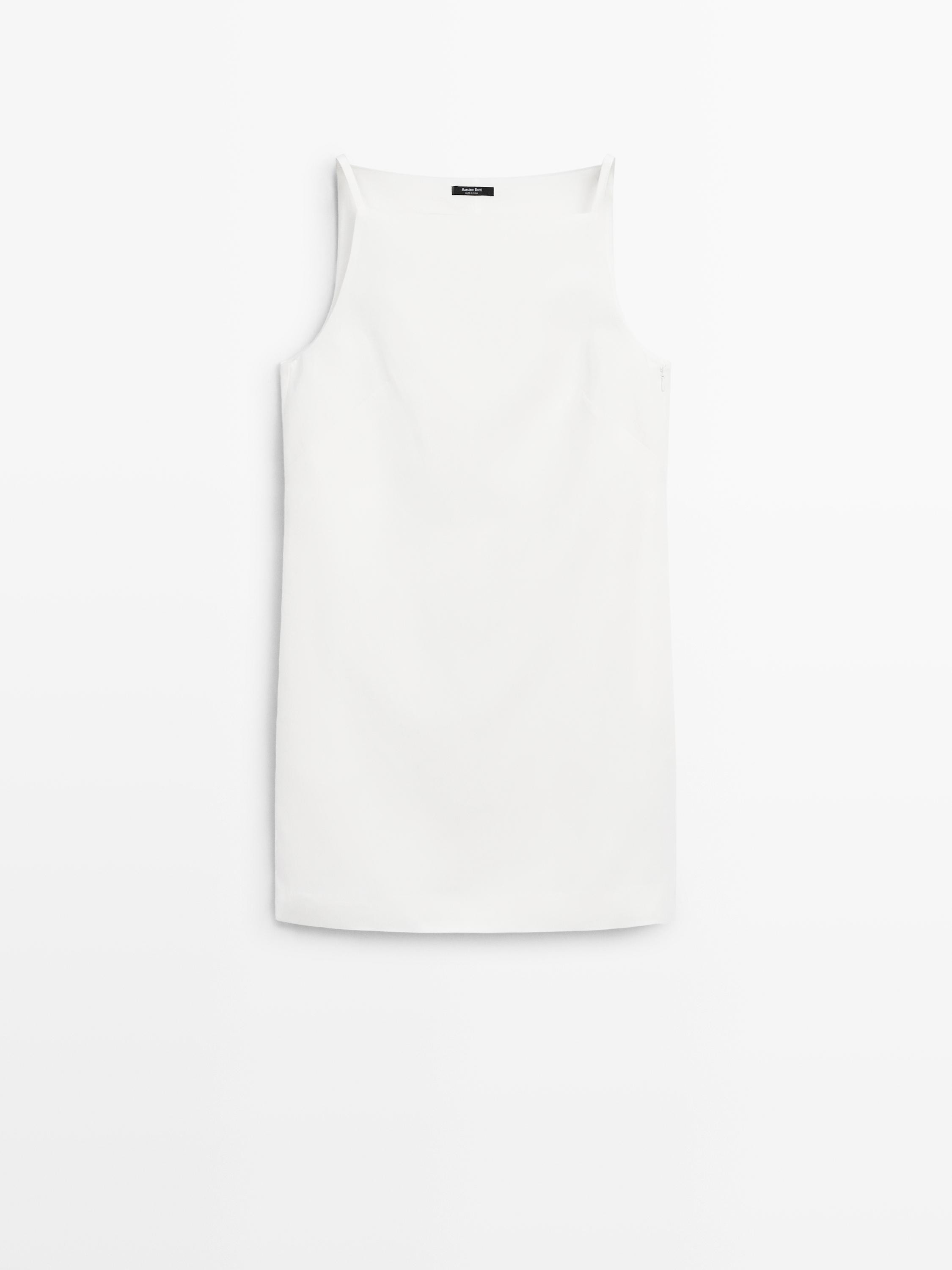 Flowing mini dress | Massimo Dutti UK