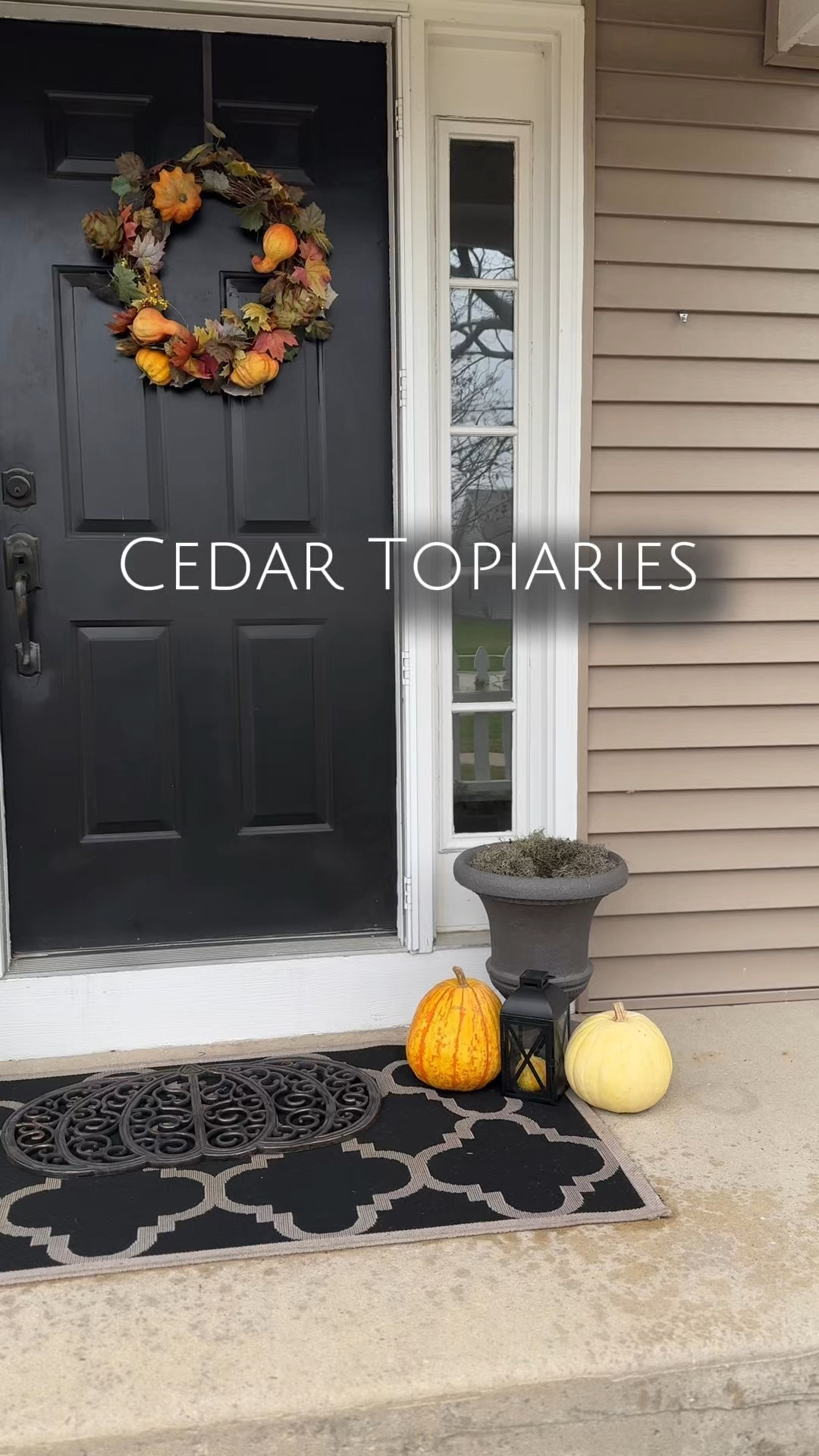 These cedar topiaries are perfect for enhancing curb appeal. 
#porchdecor #cedartopiaries 

Faux topiaries 
Porch decor 
Cedar topiaries 
Outdoor faux planters

#LTKFindsUnder50 #LTKHome #LTKFindsUnder100