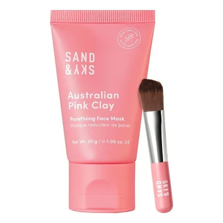 Sand & Sky Travel Sized Australian Pink Clay Porefining Face Mask 1.06 oz | Walmart (US)