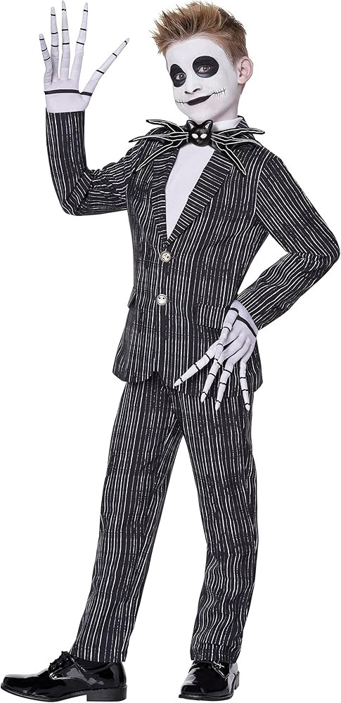 Spirit Halloween The Nightmare Before Christmas Kids Jack Skellington Suit Costume | Officially L... | Amazon (US)