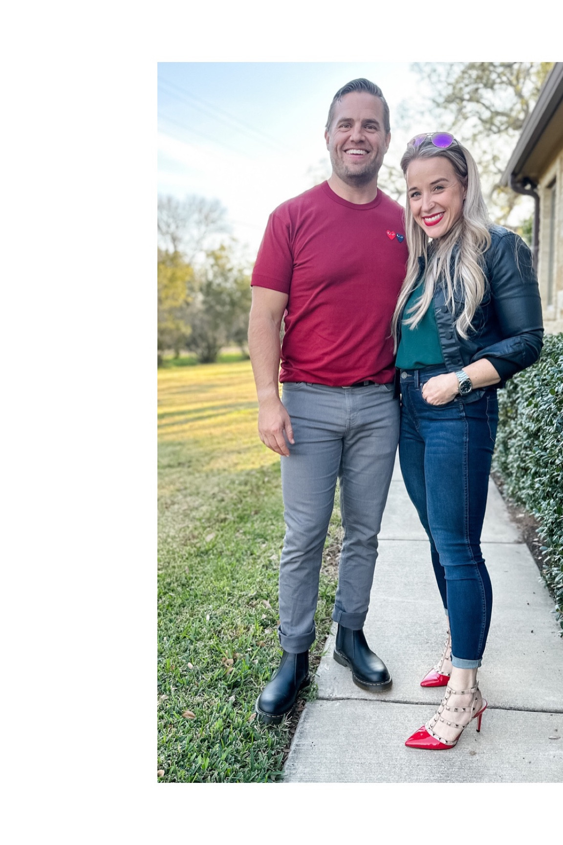 A #hocwinter street casual look for men and a #hocsummer red and green look for the holidays 

#LTKshoecrush #LTKstyletip #LTKHoliday