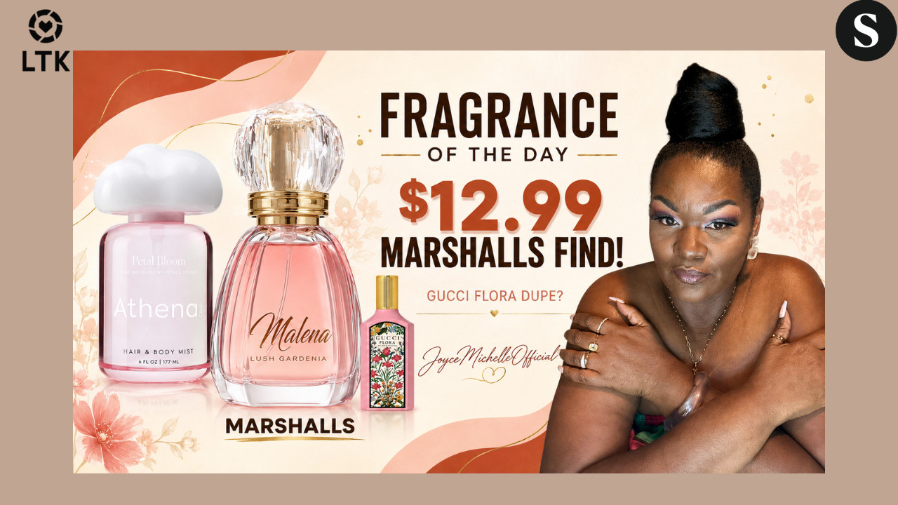 $12.99 Gucci Flora Dupe?! 🌸 Malena Lush Gardenia + Petal Bloom | Fragrance of the Day

Today’s Fragrance of the Day is a soft, feminine floral combination that smells perfect for spring and summer! 🌸
The inspiration is Gucci Flora Gorgeous Gardenia Eau de Parfum, a beautiful floral fragrance with a sweet, joyful character.
But look what I found at Marshalls for only $12.99: Malena Lush Gardenia Eau de Parfum! This affordable fragrance gives a similar bright, fruity-floral experience without the designer price tag. Marshalls availability varies by location, so check the fragrance section at your local store.
I paired it with Athena Club Petal Bloom Hair & Body Mist to add another fresh, floral layer to the fragrance combination.
Would you wear this combination? Let me know in the comments—and tell me about your best Marshalls fragrance find!
Featured Fragrances:
🌸 Gucci Flora Gorgeous Gardenia Eau de Parfum Spray 🌸 Malena Lush Gardenia Eau de Parfum — Marshalls find, $12.99 🌸 Athena Club Petal Bloom Hair & Body Mist
Prices and availability may vary. Some links may be affiliate links, which means I may earn a commission at no additional cost to you.


🛍️ShopMy:
https://shopmy.us/shop/collections/7425977


🛍️LTK: 



#FragranceOfTheDay #MalenaLushGardenia #GucciFloraGorgeousGardenia #GucciFloraDupe #MarshallsFinds #AffordablePerfume #PerfumeDupe #AthenaClub #PetalBloom #HairAndBodyMist #FragranceLayering #PerfumeTok #Over50Beauty #JoyceMichelleOfficial


fragrance of the day, Malena Lush Gardenia, Gucci Flora Gorgeous Gardenia, Gucci Flora dupe, Gucci perfume dupe, Marshalls perfume finds, Marshalls fragrance finds, affordable perfume, $12.99 perfume, gardenia perfume, Athena Club Petal Bloom, Athena Club hair and body mist, fragrance layering combination, floral fruity perfume, perfume for women, spring fragrance, summer fragrance, affordable fragrance finds, perfume review, over 50 beauty, JoyceMichelleOfficial 

 #LTKgrwm #LTKOver40 #LTKPlusSize