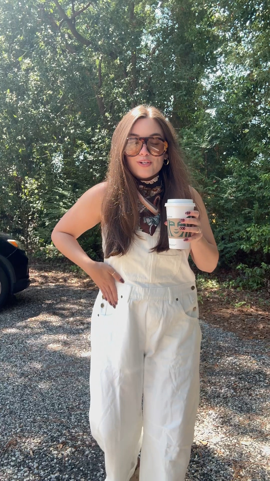 Outfit of the day! Love these overalls!! Wearing my true size medium.

#LTKootd #LTKmomlife #LTKdayinmylife