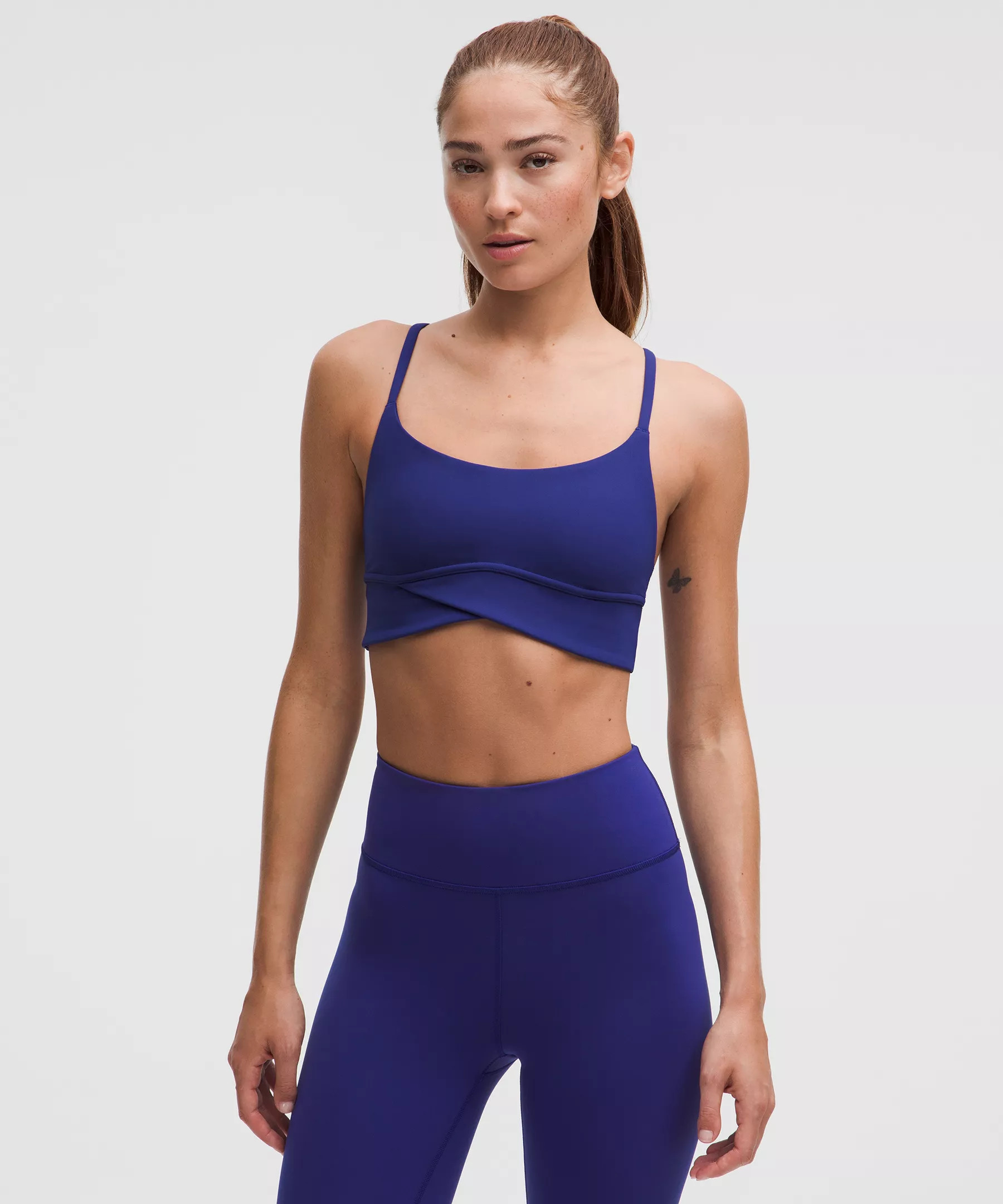 Wunder Train Strappy Wrapped Bra | Lululemon (US)