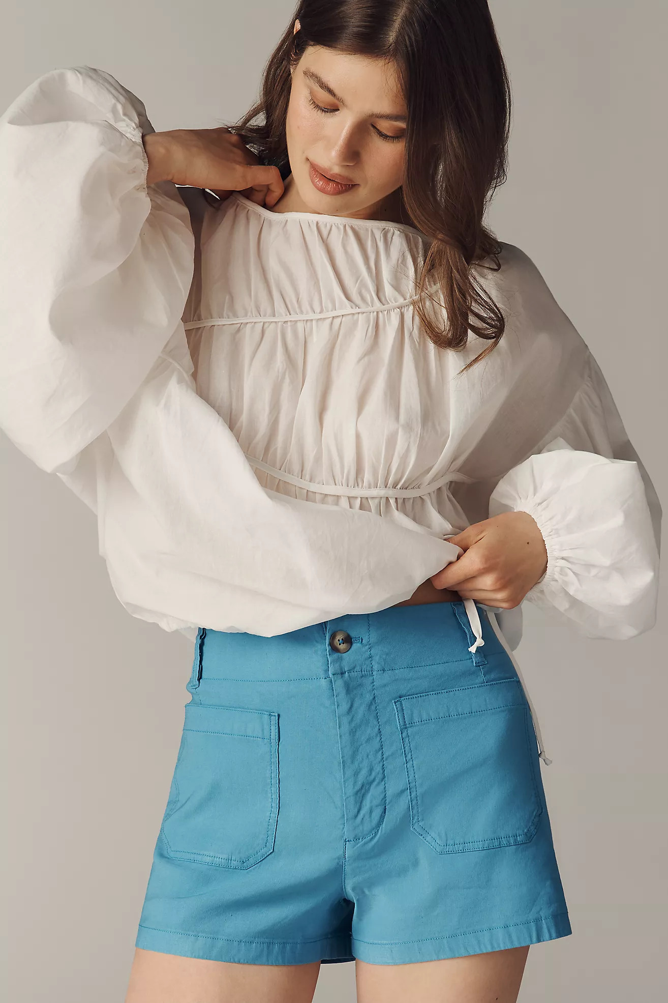 Maeve Colette High-Rise Shorts | Anthropologie (US)