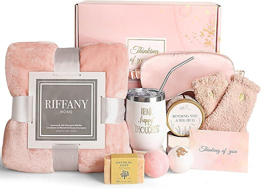 Self Care Gifts for Women, Thinking of You Unique Birthday Gifts, Get Well Soon Care Package with... | Amazon (US)