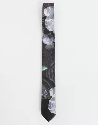 Bolongaro Trevor rose floral skinny tie | ASOS (Global)