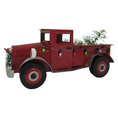 Red Truck with Tree Christmas Figurine - Wondershop™ | Target