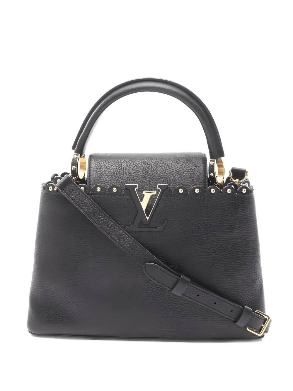 Louis Vuitton Pre-Owned Capucines PM tote bag - Black | Farfetch Global