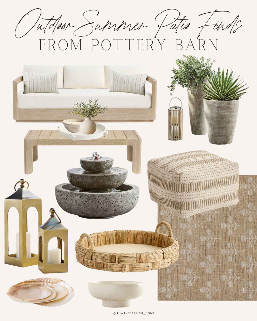 Dreaming of a patio that feels like a luxury resort? ☀️🌿 These Pottery Barn outdoor finds bring timeless style, cozy comfort, and elevated outdoor living to your backyard. From lounge-worthy seating to beautiful decor and entertaining essentials, these pieces help create the perfect space for summer hosting, relaxing, and making the most of outdoor season.

#PotteryBarn #OutdoorLiving #PatioInspo #BackyardDesign #OutdoorDecor #SummerHosting 

 #LTKSeasonal #LTKHome