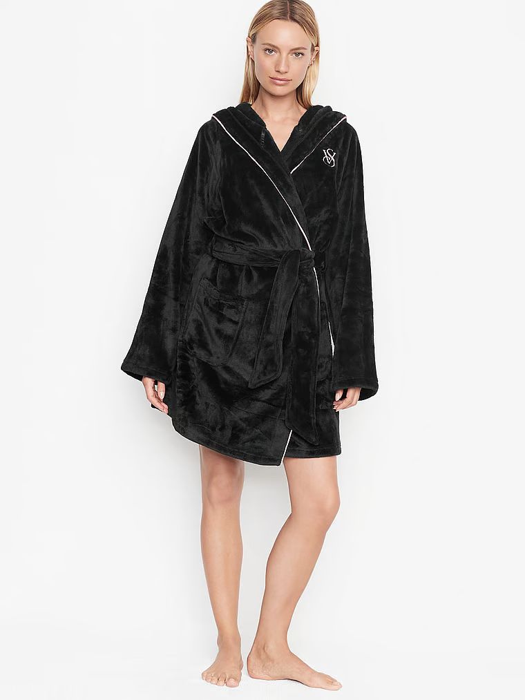 Hooded Short Cozy Robe | Victoria's Secret (US / CA )