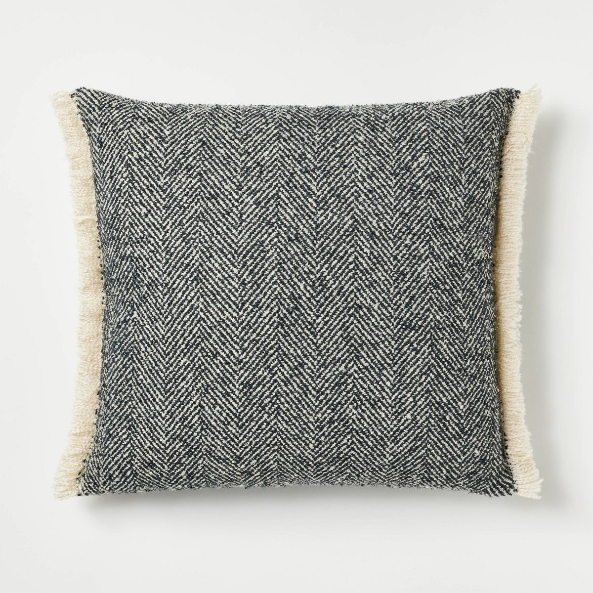 Herringbone with Frayed Edges Throw Pillow - Threshold™ designed with Studio McGee | Target