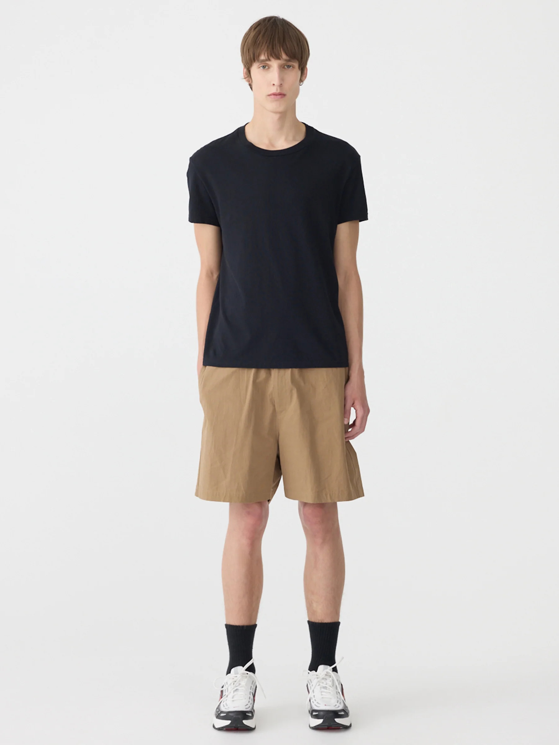 Crushed Cotton Pull On Short | Bassike