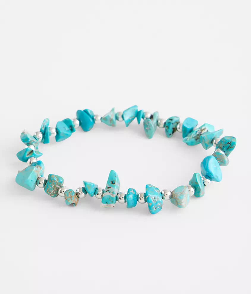 Turquoise Stone Bracelet | Buckle