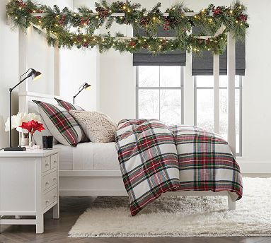 Stewart Plaid Duvet Cover | Pottery Barn (US)
