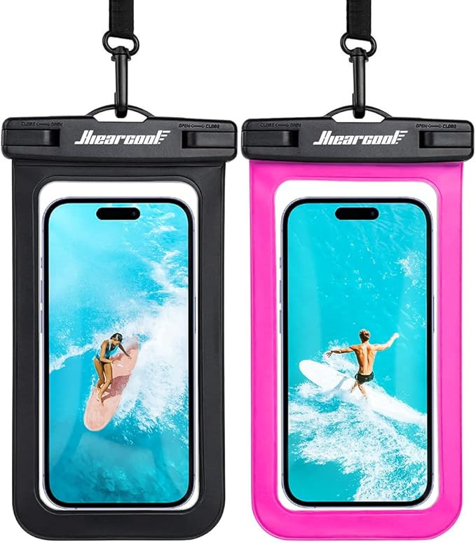 Hiearcool Waterproof Phone Pouch,Waterproof Phone Case for iPhone 16 15 14 13 Pro Max,IPX8 Phone ... | Amazon (US)